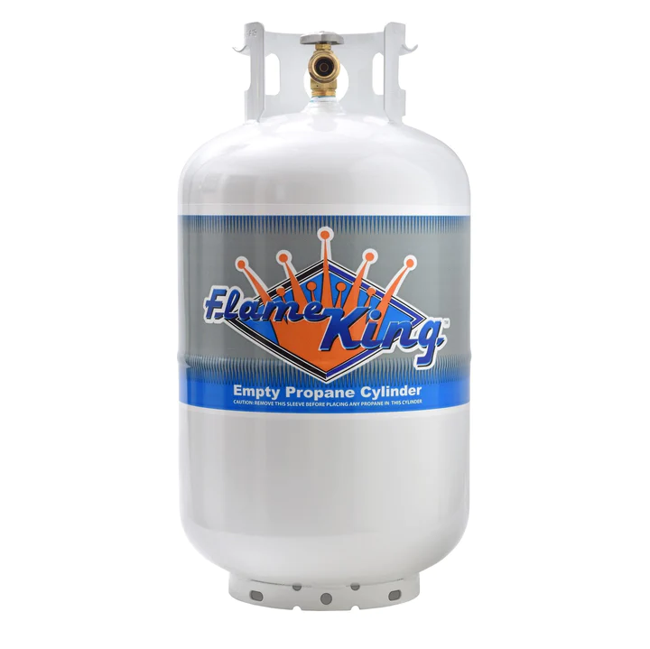 FLAME KING 30# CYLINDER WITH OPD VALVE - Portable Cylinders 4-100lb